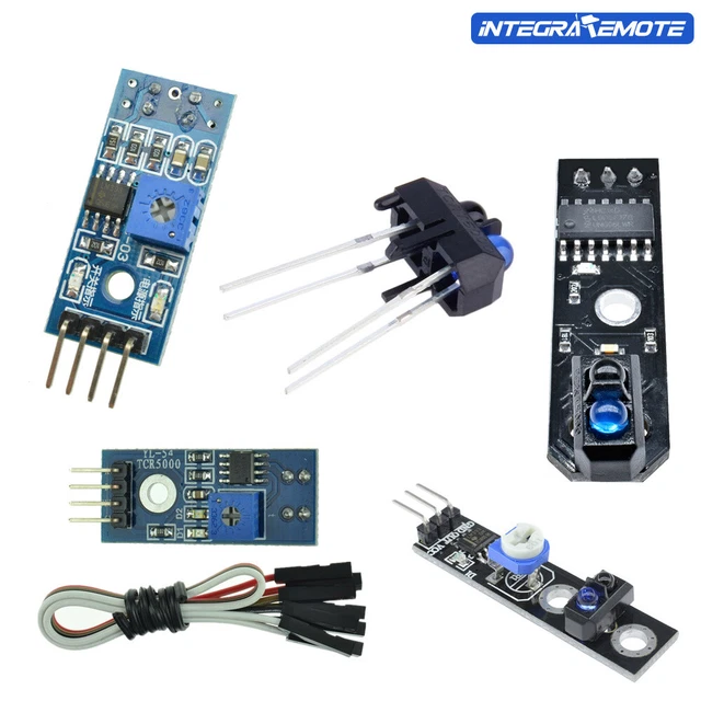 TCRT5000/TCRT5000L INFRARED REFLECTIVE IR Photoelectric Track Sensor ...