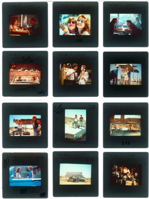 Lot 17 ektas slides originals  Thelma & Louise Susan Sarandon Geena Davis