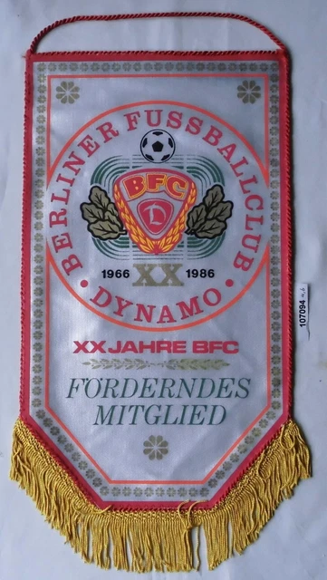 Orig. Wimpel BFC Dynamo Berlin FC Zürich DDR EC 1981 pennant fanion