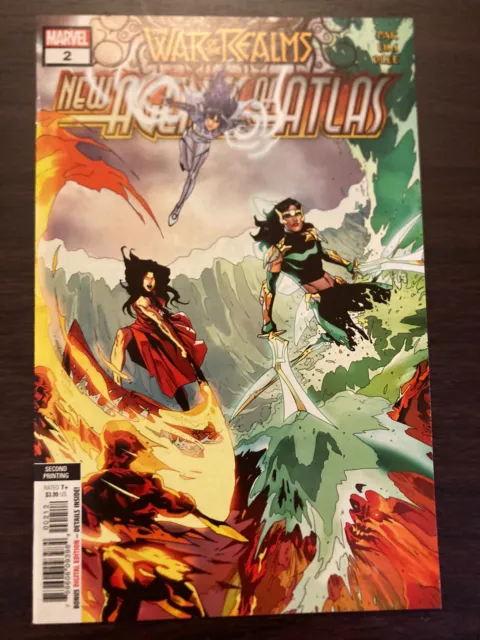 War Of The Realms New Agents Of Atlas #2 1St Sword Master 2Nd Print Marvel