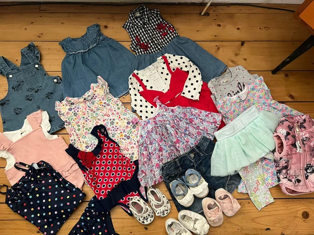 Next Zara Gap Baby Girl Summer Holiday Bundle UV Suit Dresses Rompers 3-6 M ☀️