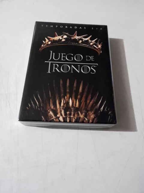 Dvd "Juego De Tronos Temporada 1 Y 2 Completa" Como Nuevo