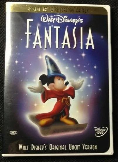 Fantasia DVD Walt Disney Special 60th Anniversary Edition Original MINT Uncut