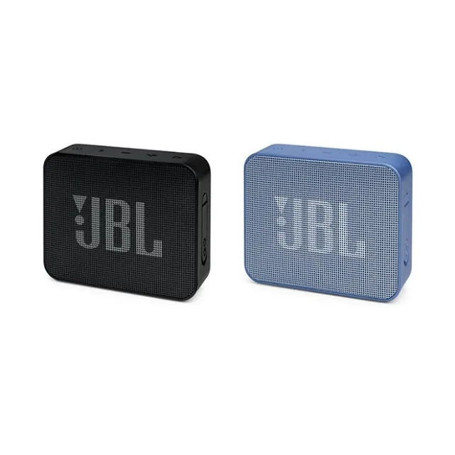 JBL Go Essential 2 Pack Waterproof Bluetooth Wireless Speaker Blue/Black