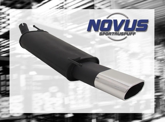 NOVUS Gruppo Scarico Sportivo N ESD 135x75mm Ovale per Audi A3 8PA/SEAT
