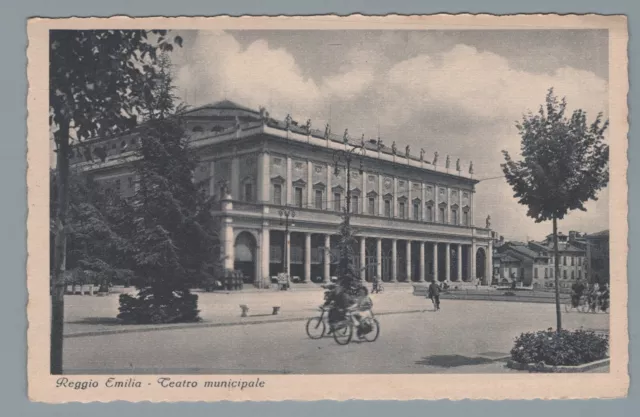 CR1403 - Cartoline Regionali: Reggio Emilia - Teatro Municipale - Animata - nuov