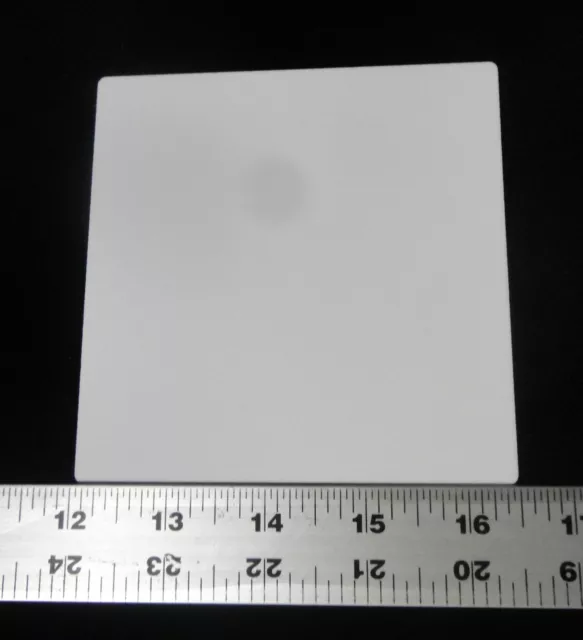 THIN SQUARE 4.5" x 4.5" ALUMINA CERAMIC SHEET SUBSTRATE PLATE SETTER No.: 507