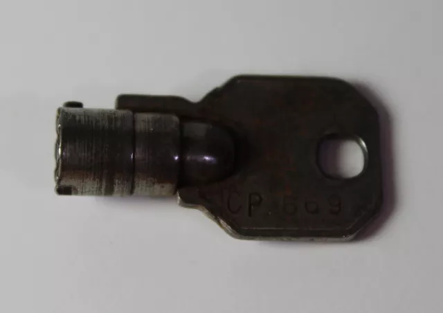 Chicago Lock Co Tubular Vending Key Vintage Cp669