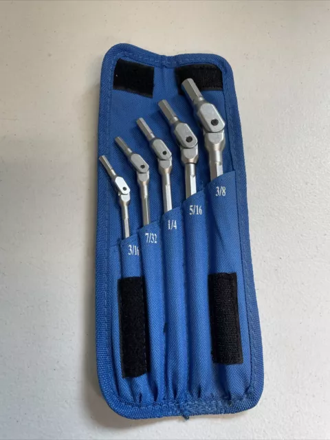 Used (No Box) Hex Pro Pivot Head Allen Wrench Set (SAE 5 Piece Set)