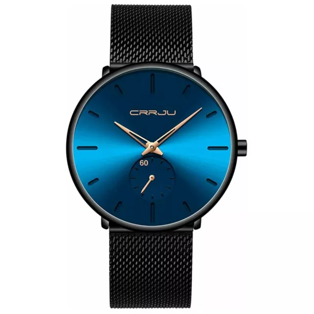 MONTRE ULTRA Mince Luxe Quartz Bracelet Homme Femme Id e Cadeau