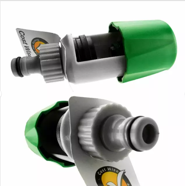 KITCHEN Screwed TAP Garden Hose Pipe Connector Water Adapter (O) GREEN