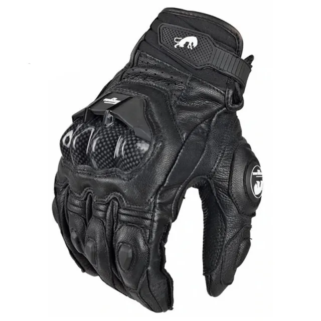 Gants de moto - cuir véritable pour homme, Accessoire Course  Motard,  Hiver été