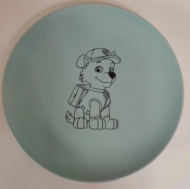 Rocky Paw Patrol Teller 26cm Hell Türkis Matt