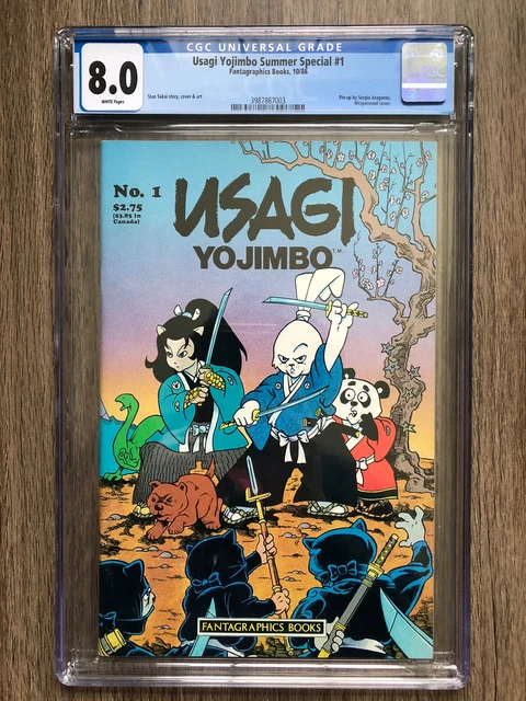 Usagi Yojimbo Summer Special #1 CGC 8.0 Fantagraphics Stan Sakai