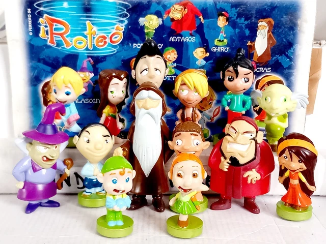 Serie Completa Svitarelli Kinder Ferrero Brioss, Sorpresine Vintage Con Cartina Rara, Italia