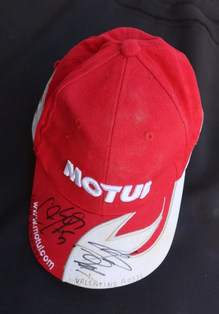 Casquette signée MOTUL Valentino Rossi Colin Edwards Moto GP SIGNED HAT CAP