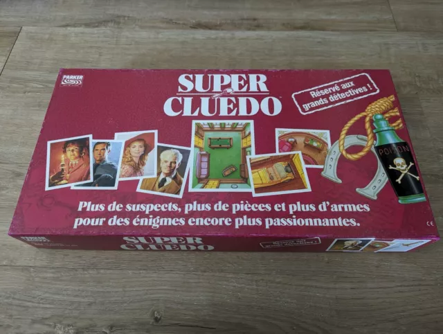 Super Cluedo de 3 à 10 joueurs - Parker 1991 - Occasion TBE