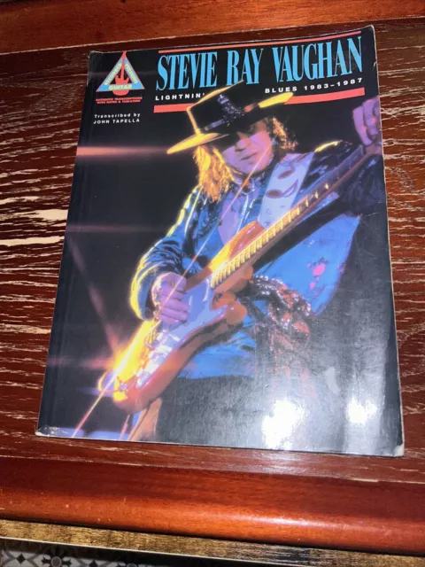 Stevie Ray Vaughan Lightning Blues 1983-1987 Guitar Tab Tablature Songbook 1990