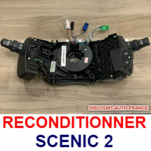 Contacteur tournant Airbag ressort nappe commodo SCENIC 2 Reconditionné