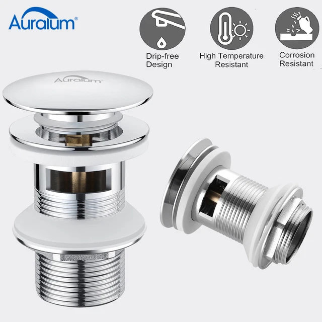 Waschbecken Mit Ablaufgarnitur Set Sifon Siphon Pop Up Ablaufventil Waschbecken Ablaufgarnitur Mit Überlauf Abfluss Stöpsel Waschbecken