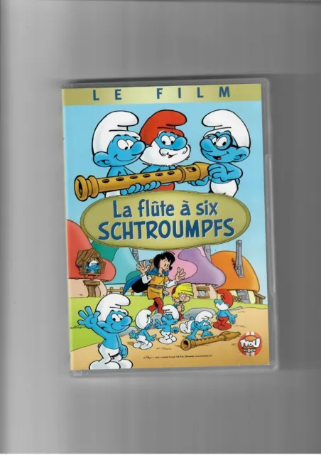 DVD la flute à six schtroumpfs (le film)