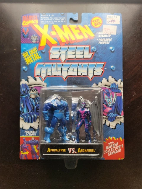 1994 Toy Biz Marvel Comic X-Men Steel Mutants  Apocalypse  VS Archangel  MOC