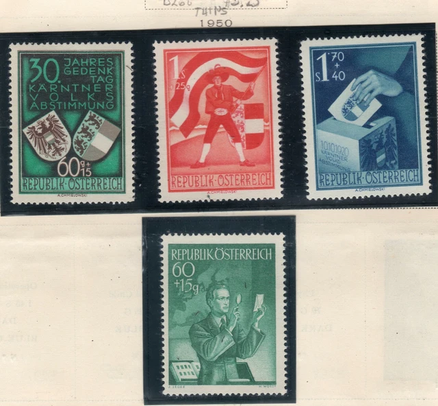 Austria Semi-Postal Stamps: Lot 2 - (Details below) VF - 2021 cat. value $129.50