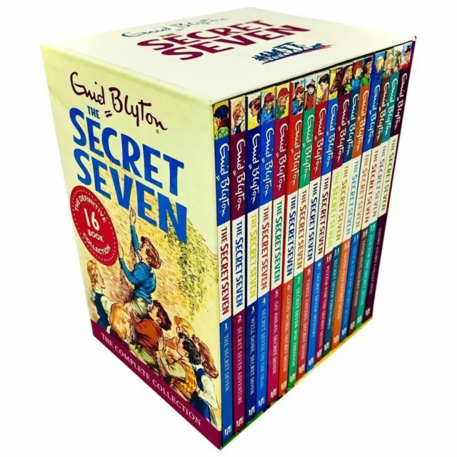 Enid Blyton Secret Seven Definitive Complete 16 Books Collection Set  Good Work