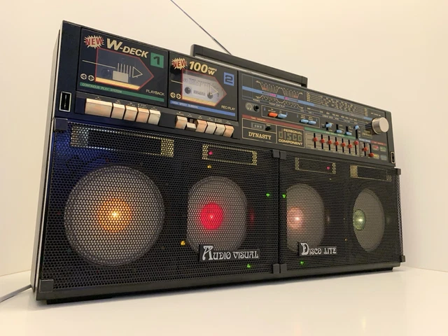 RADIO-CASSETTE BOOMBOX VINTAGE Continental Edison RC 5398 - Années 80, Collector EUR 24,00 - FR