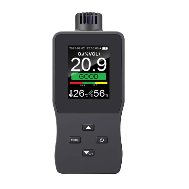 Détecteur d'oxygène numérique portable Valeur d'alarme de concentration Z4D0