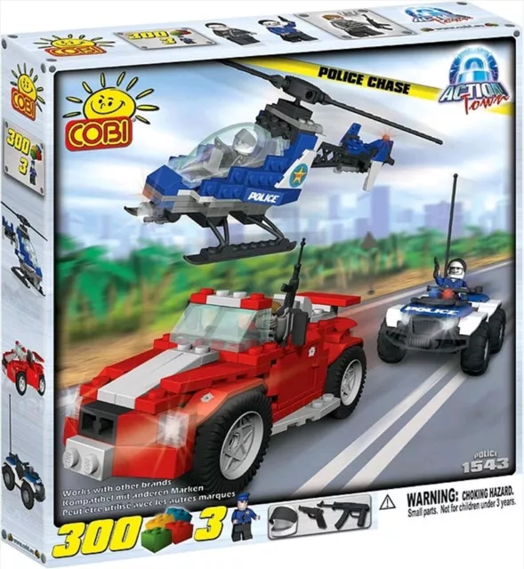 Action Town - 300 Piece Police Chase Construction Set