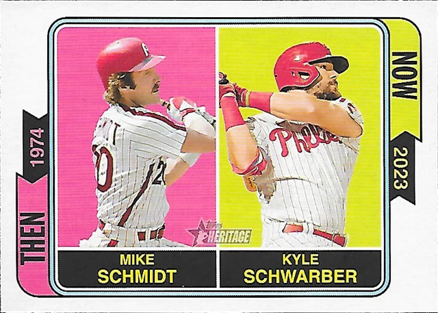 2023 Topps Heritage Then & Now Inserts YOU PICK - Complete Your Set