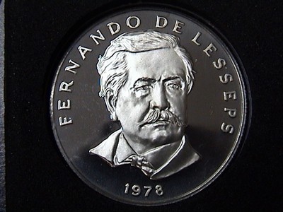 1978 PANAMA moneta da 50 centesimi di BALBOA fondo specchio FS PP BE PROOF 