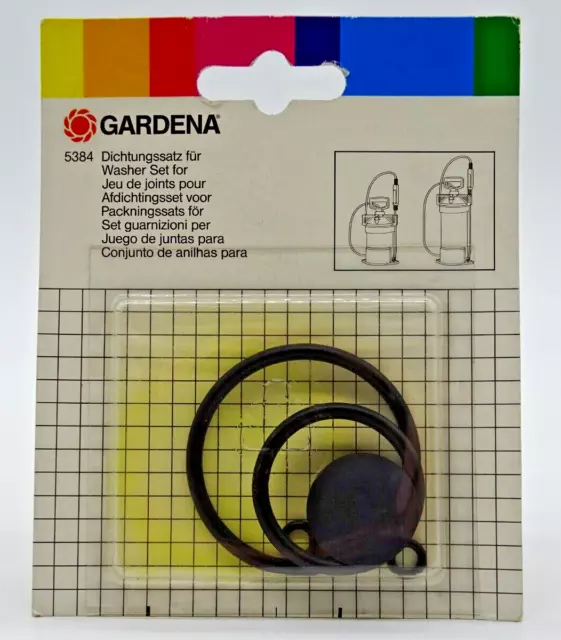 Gardena Dichtungssatz 5384 Ersatzdichtungen O Ringe für Drucksprüher 867 und 869