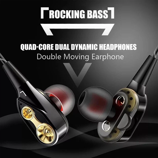 NEW Wired Earbuds with Microphone 3.5mm In-Ear Headphones / Headset with Deep Ba