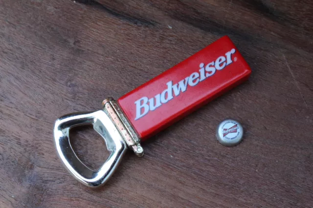 PHB Budweiser Bottle Opener. Porcelain Hinged Box.  Midwest of Cannon. w trinket