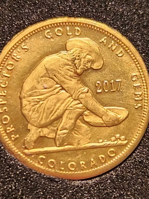 2017 1/10th Oz GOLD Prospectors - Colorado. Prospectors Gold & Gems USA