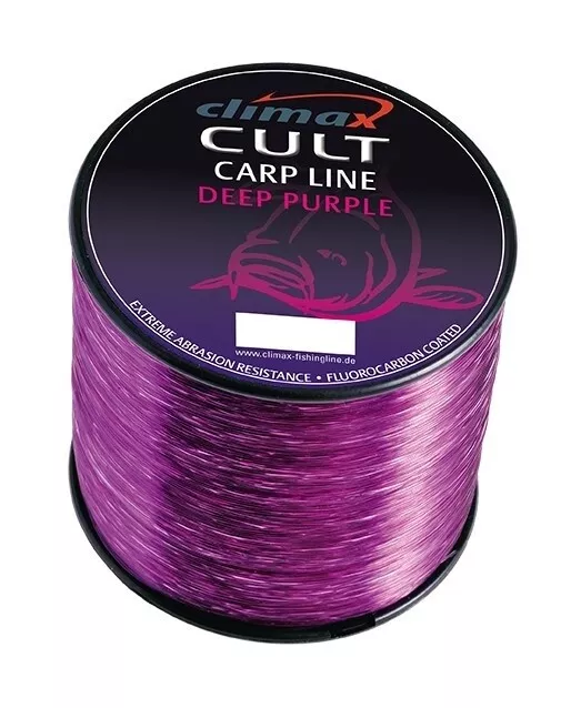 Climax Cult Carp Line cuerda de carpa púrpura profundo cuerda monofile cuerda de pesca