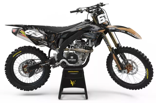 Kawasaki KXF 450 KLX 140 250 450 KX 85 Graphics set OMX Graphics 2012 2013 2023