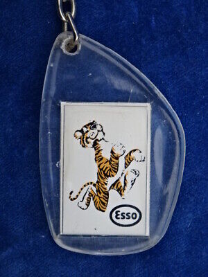 ESSO JOLI Nice RARE TOP TIGRE Tiger PORTE-CLES Key ring 