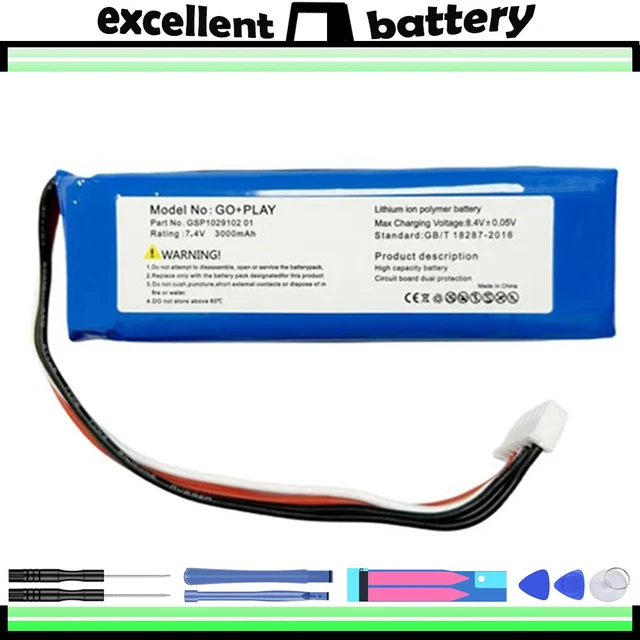 Harman Kardon GO Play Akku 3000mAh - Ersatzakku Für CP-HK06 Bluetooth Box