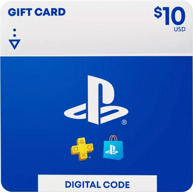 PlayStation Network Key PSN USA, $10 Gift Card PS4/ PS5