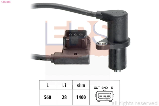 Nockenwellensensor, Hallgeber, Zündimpulsgeber Made in Italy - OE Equ 1.953.085