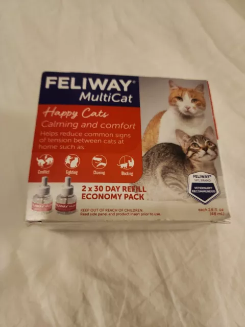 Feliway Multicat Diffuser refill, 48ml - 2x30day