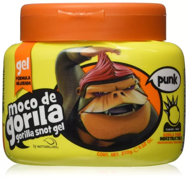 Moco de Gorila Punk Hair Gel | Indestructible Hair Styling Gel for Extreme Long-