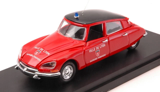 Vroom Résine 1/43 - Citroën DS 21 Break Réhaussé Pompiers (très Bon état, Sans Boîte)