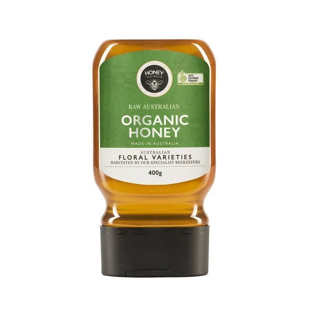 Honey Australia - Organic Honey 400g Squeeze