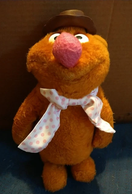 Vintage 1976 Fisher Price Fozzie Bear 14" Stuffed Doll Muppet Show Jim Henson
