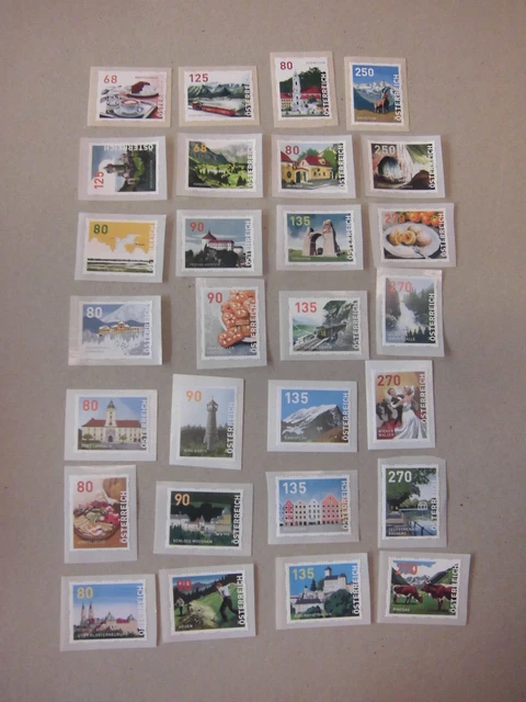 Sammlung Österreich Dispensermarken 2017-2019,  1-28 komplett postfrisch (8304)
