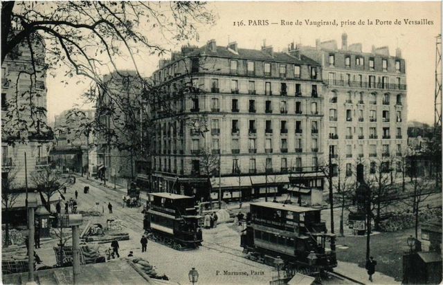 CPA PARIS 15e Rue de Vaugirard. La Porte de Versailles. P. Marmuse (509188)